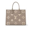 Louis Vuitton Onthego MM Tote Creme Bag