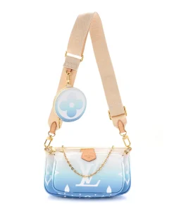 LOUIS VUITTON  Monogram Giant By The Pool Multi Pochette Accessories Blue
