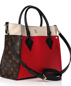 Alternative view of LOUIS VUITTON Calfskin Monogram On My Side Pirate red