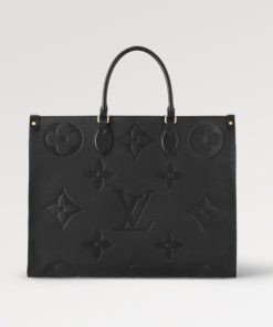 Louis Vuitton Onthego GM Black Monogram Empreinte