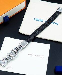 Alternative view of Louis Vuitton Dimension Bracelet Silver Black
