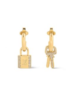 Louis Vuitton Lv Padlock Earrings