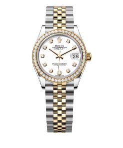 Rolex Datejust 31 Oyster Oystersteel Yellow Gold And Diamonds White 31mm 278383 0002