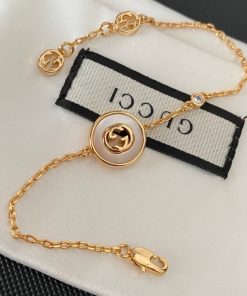 Alternative view of Gucci Interlocking Gg Bracelet Gold Tone