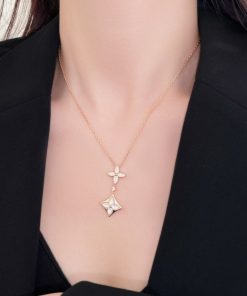 Alternative view of Louis Vuitton Color Blossom Double Star Necklace