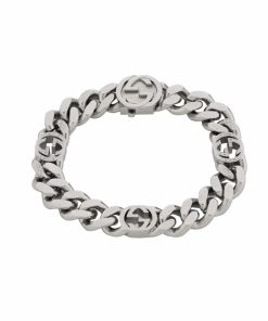 Gucci Interlocking Bracelet Silver