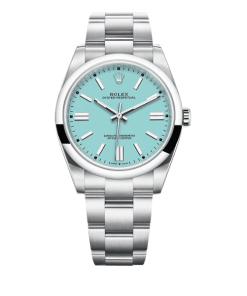 Rolex Oyster Perpetual Watch 41mm Turquoise Dial 124300 0006