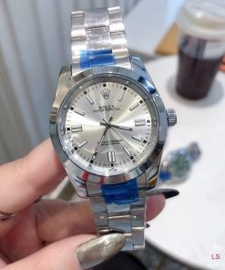 Alternative view of Rolex Oyster Perpetual Watch 41mm Silver Dial 124300 0006