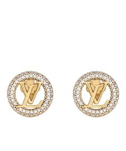 Louis Vuitton Louise By Night Earrings Gold