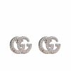 Gucci Gg Marmont Crystal Stud Earrings