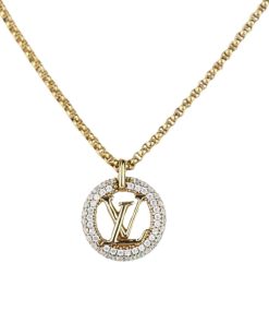 Louis Vuitton Louise By Night Necklace Gold
