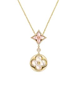 Louis Vuitton Colour Blossom Necklace Gold