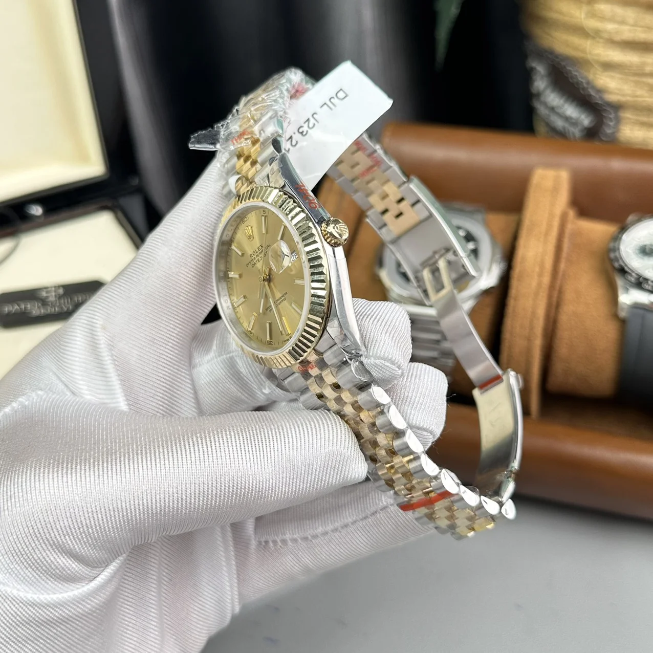 Rolex Datejust Jubilee Champagne Gold 36mm 126233 0015 - Image 5