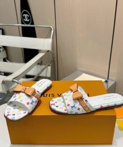 Alternative view of Louis Vuitton X Takashi Murakami 6am Flat Mule White 1agzuv