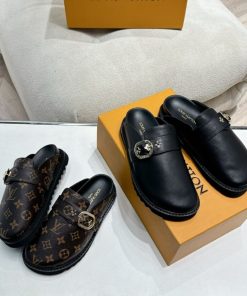 Alternative view of Louis Vuitton Cosy Flat Comfort Clog Cacao Brown 1Aaw6Q