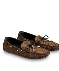 Louis Vuitton Gloria Flat Loafers Brown 1Abv23