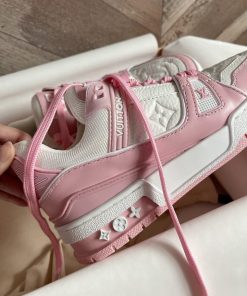 Alternative view of Louis Vuitton Lv Trainer Sneaker Pink Rose 1Aboek