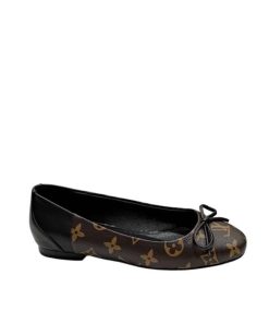 LOUIS VUITTON JOY BALLERINA FLATS MONOGRAM BROWN