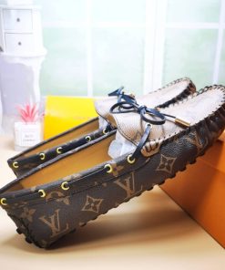 Alternative view of Louis Vuitton Gloria Flat Loafers Brown 1Abv23