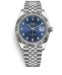 Rolex Datejust Navy Blue Watch 41mm 126334 0016