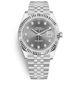 Rolex Datejust Silver Watch 41mm 126333 0012