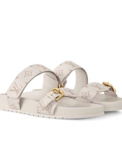 Louis Vuitton Bom Dia Flat Comfort Mule Dune Beige 1Ahmt7