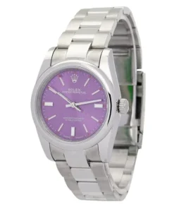 Alternative view of Rolex Oyster Perpetual Lady 31mm Purple Dial 177200