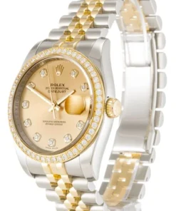Alternative view of Rolex Datejust 36mm Champagne Dial 116243