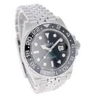 Alternative view of Rolex GMT-Master II JUNE 126710GRNR Jubilee Bruce Wayne Steel 40 mm