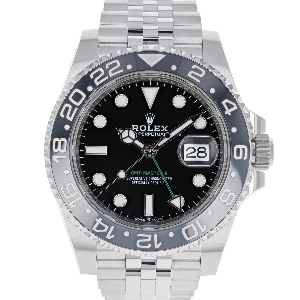 Rolex GMT-Master II JUNE 126710GRNR Jubilee Bruce Wayne Steel 40 mm