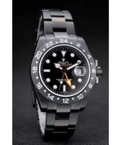 Alternative view of Superclone Rolex Explorer 40mm Black Dial 98239