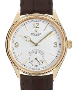 Rolex 1908 52508 white Random Leather strap Not included , Buckle included