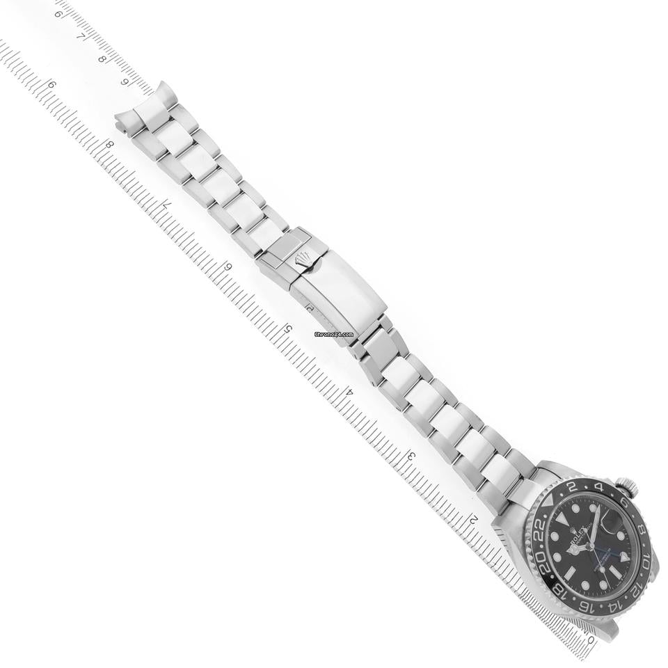 Rolex GMT-Master II Black Gray Bruce Wayne Bezel Steel Mens Watch 126710 - Image 3