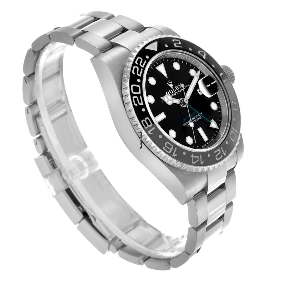 Rolex GMT-Master II Black Gray Bruce Wayne Bezel Steel Mens Watch 126710 - Image 2