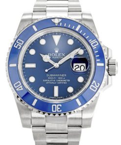 Rolex Submariner 40mm Blue Dial 116619LB “Smurf”