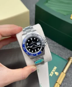 Alternative view of Rolex GMT-Master BATMAN Blue Oyster 40mm