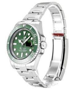 Alternative view of Rolex Submariner 40mm Green Dial 116610LV “Hulk”