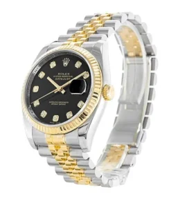 Alternative view of Rolex Datejust 36mm Black Dial 116233