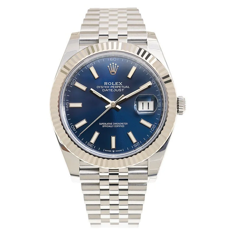 Rolex Datejust 41mm Blue Dial 126334 Jubilee