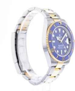 Alternative view of Superclone Rolex Submariner 41mm Blue Dial 126613LB Bluesy