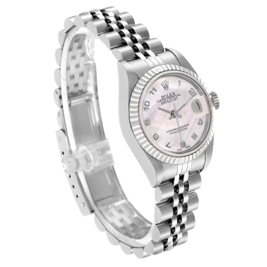 Rolex Datejust Steel White Gold Mother of Pearl Dial Ladies Watch 79174 - Image 2