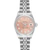 Rolex Datejust Steel White Gold Salmon Diamond Ladies Watch 79174