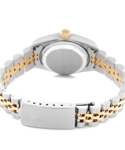 Alternative view of Rolex Datejust Steel Yellow Gold Anniversary Diamond Ladies Watch 69173