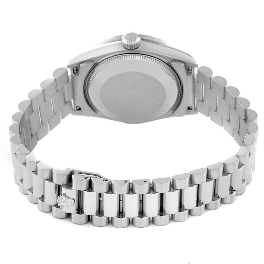 Rolex President Platinum Myriad Diamond Ladies Watch 68266 Box Papers - Image 4